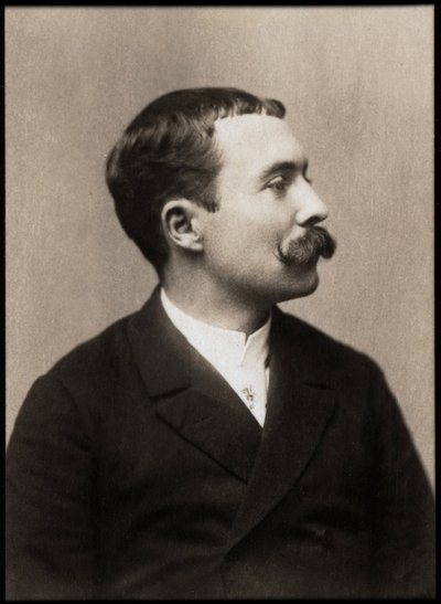 Portret van Oscar Metenier (1859-1913), Franse toneelschrijver en romanschrijver door French Photographer